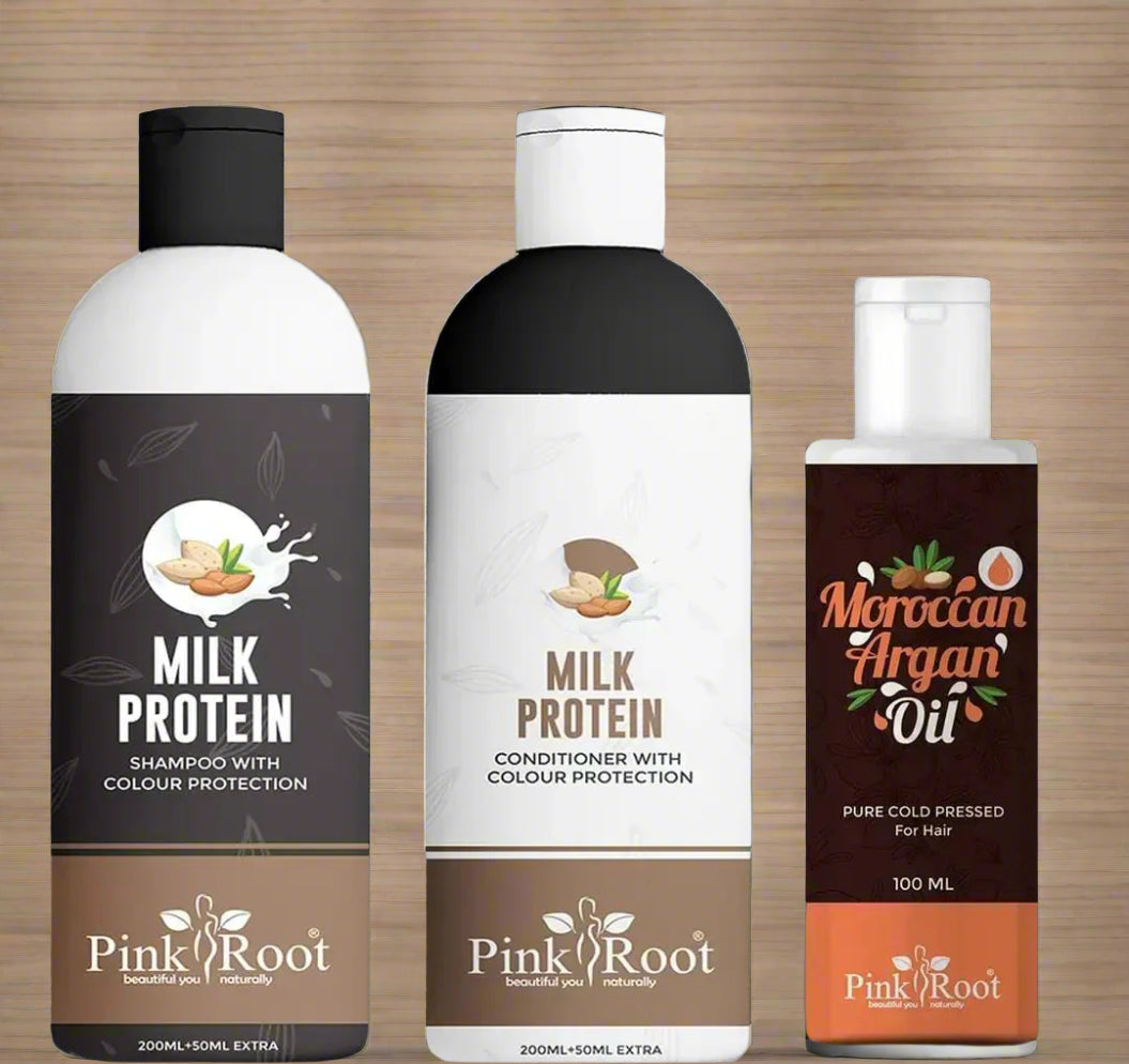 Milk Protein shampoo with Conditioner and Argan oil