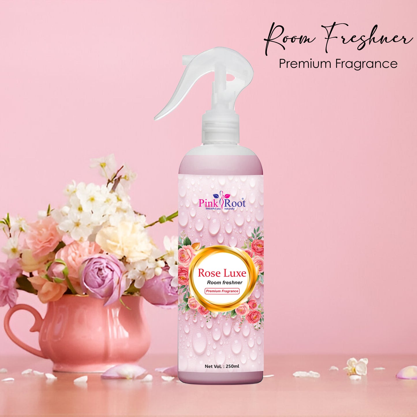 Room freshner rose luxe pink root