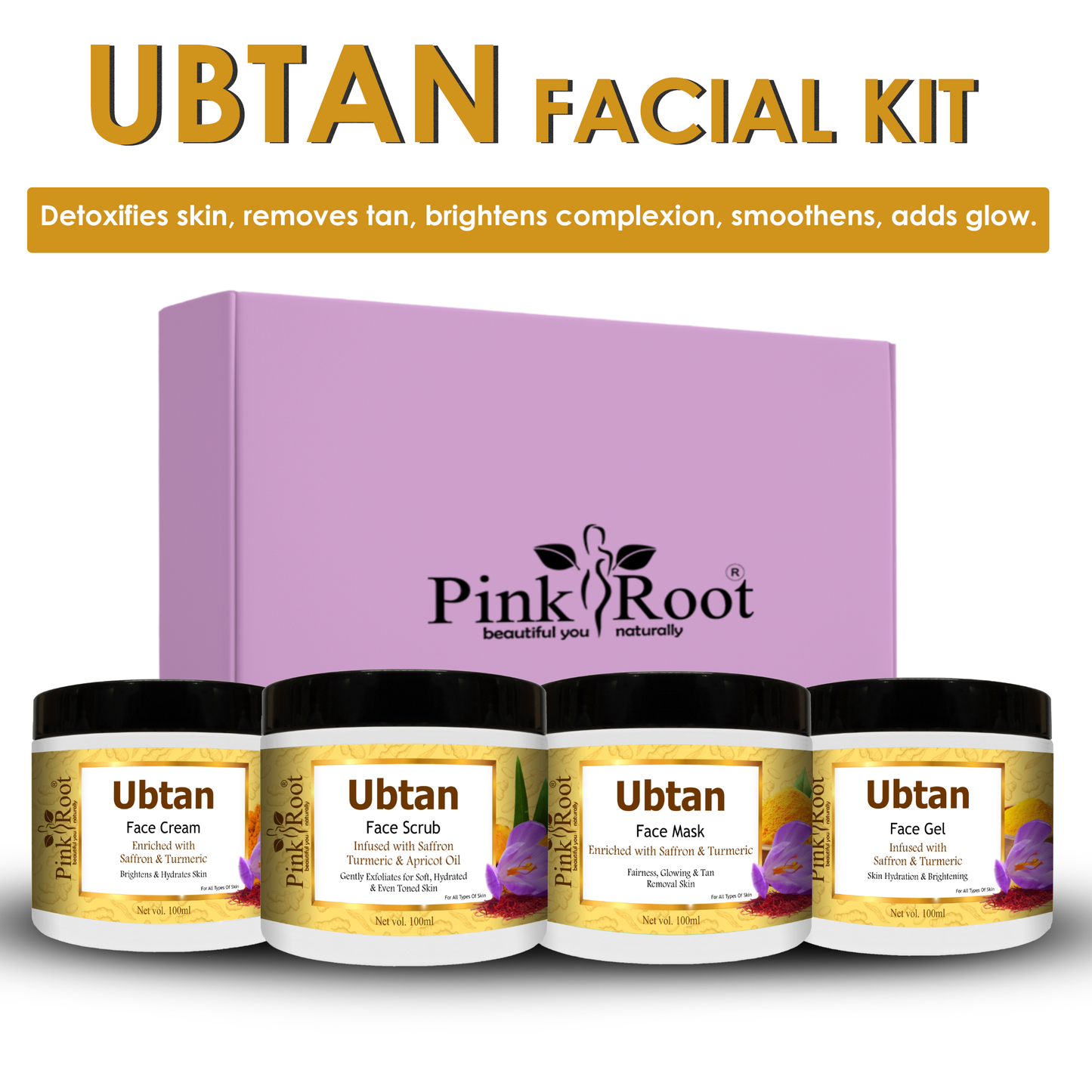 UBTAN Facial Kit for brighten complexion