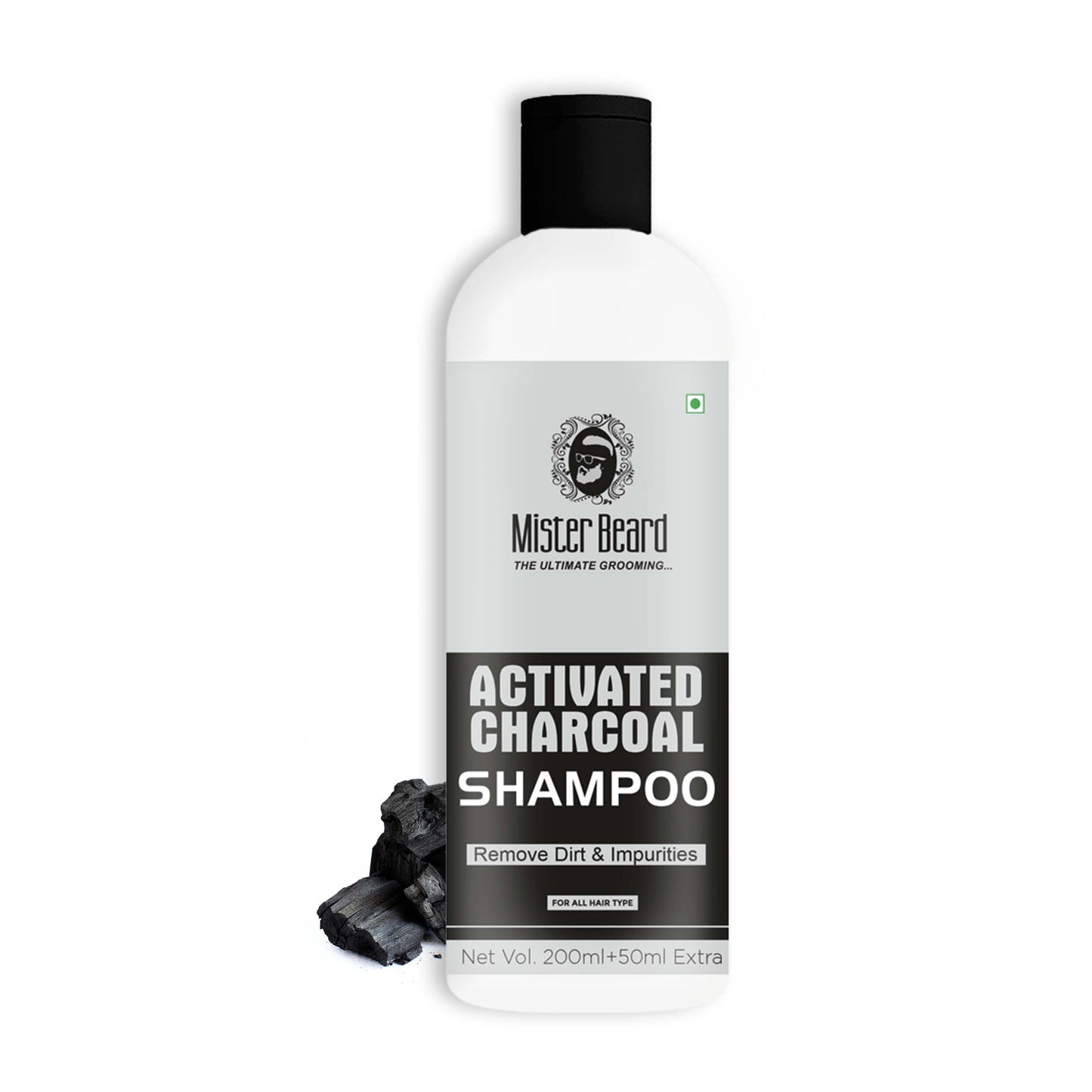 Mister Beard Activated Charcoal Shampoo 250ml-Pink Root