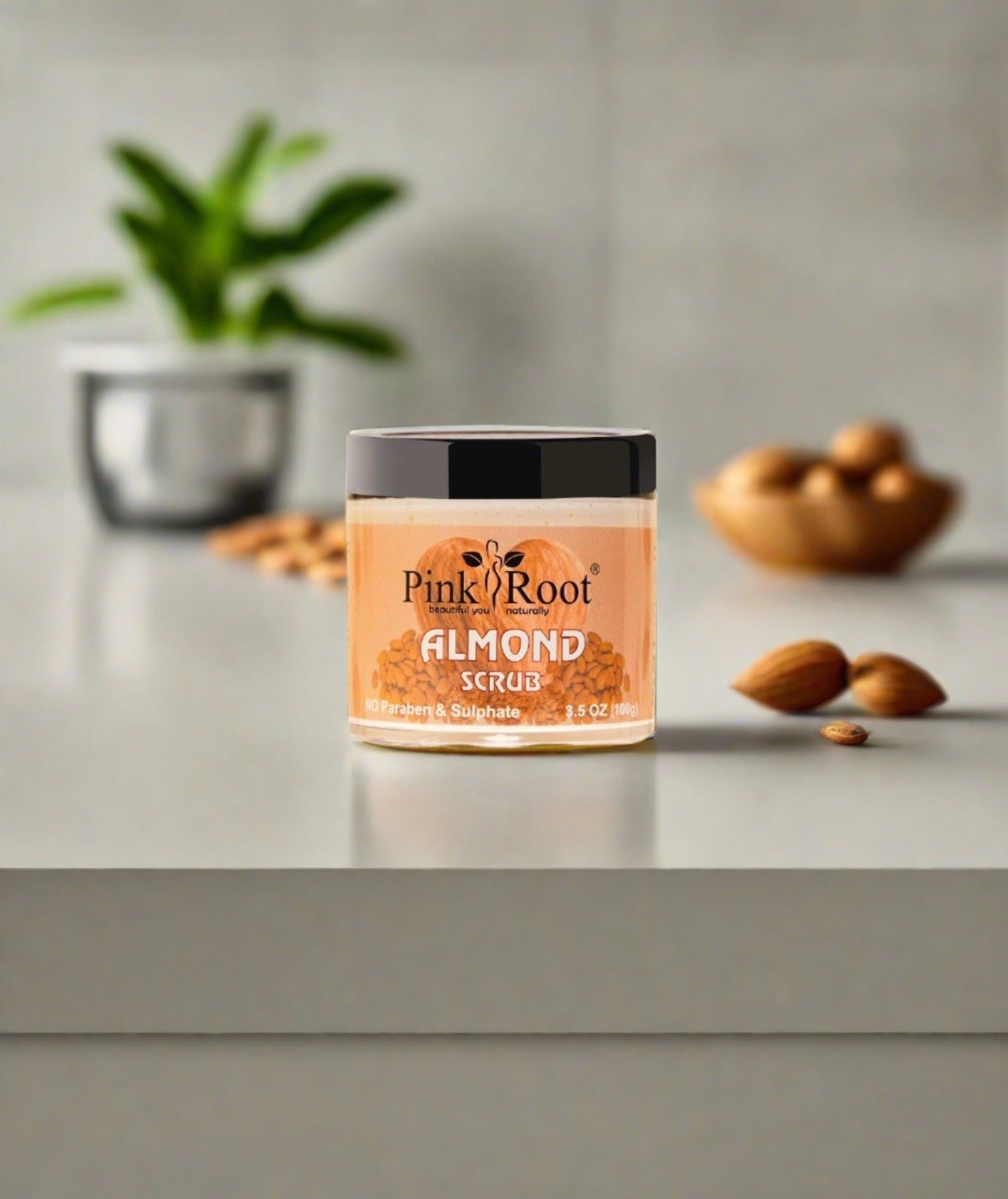 Almond Face & Body Scrub for Men and Women 100gm