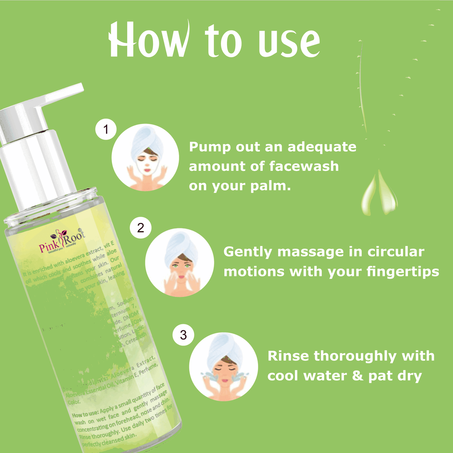 Aloevera Moisturizing Face Wash (100 ml) For Men & Women