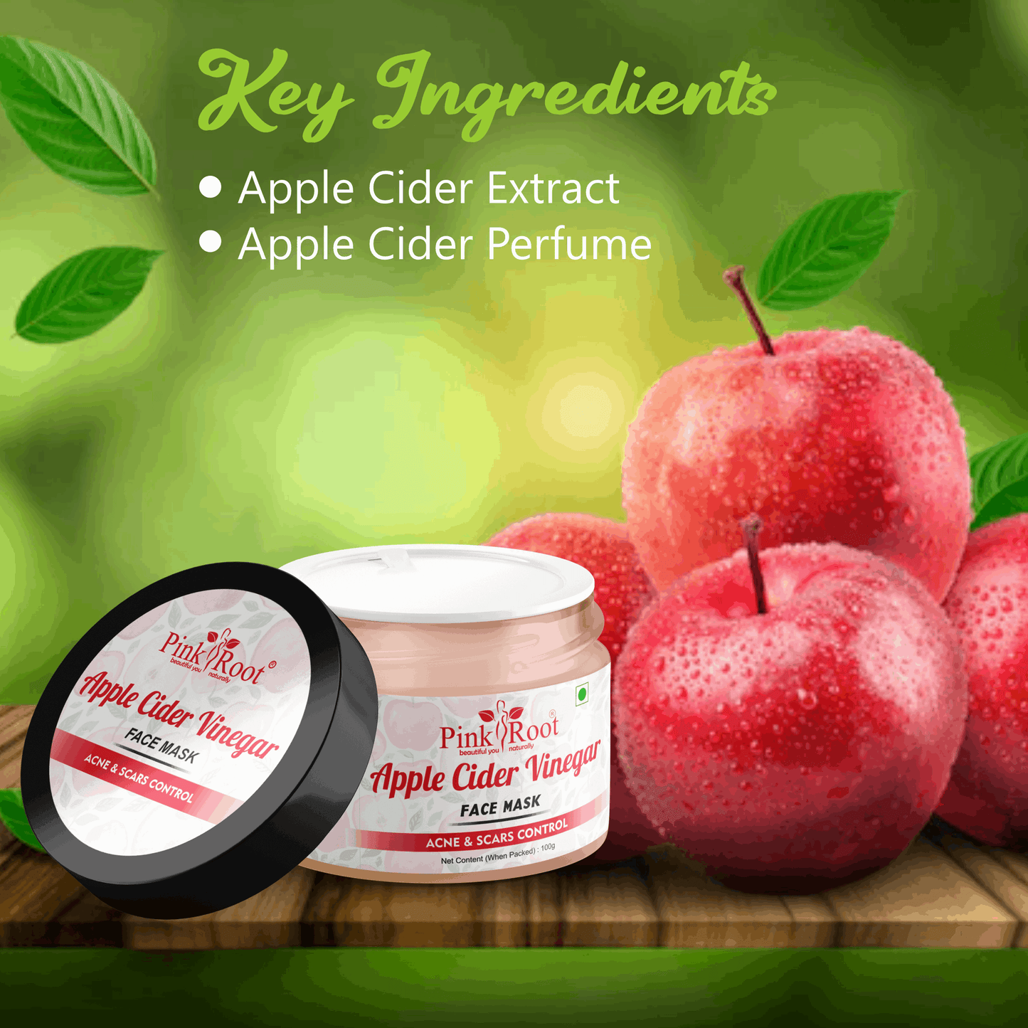 Apple Cider Vinegar Face Mask Acne & Scars Control