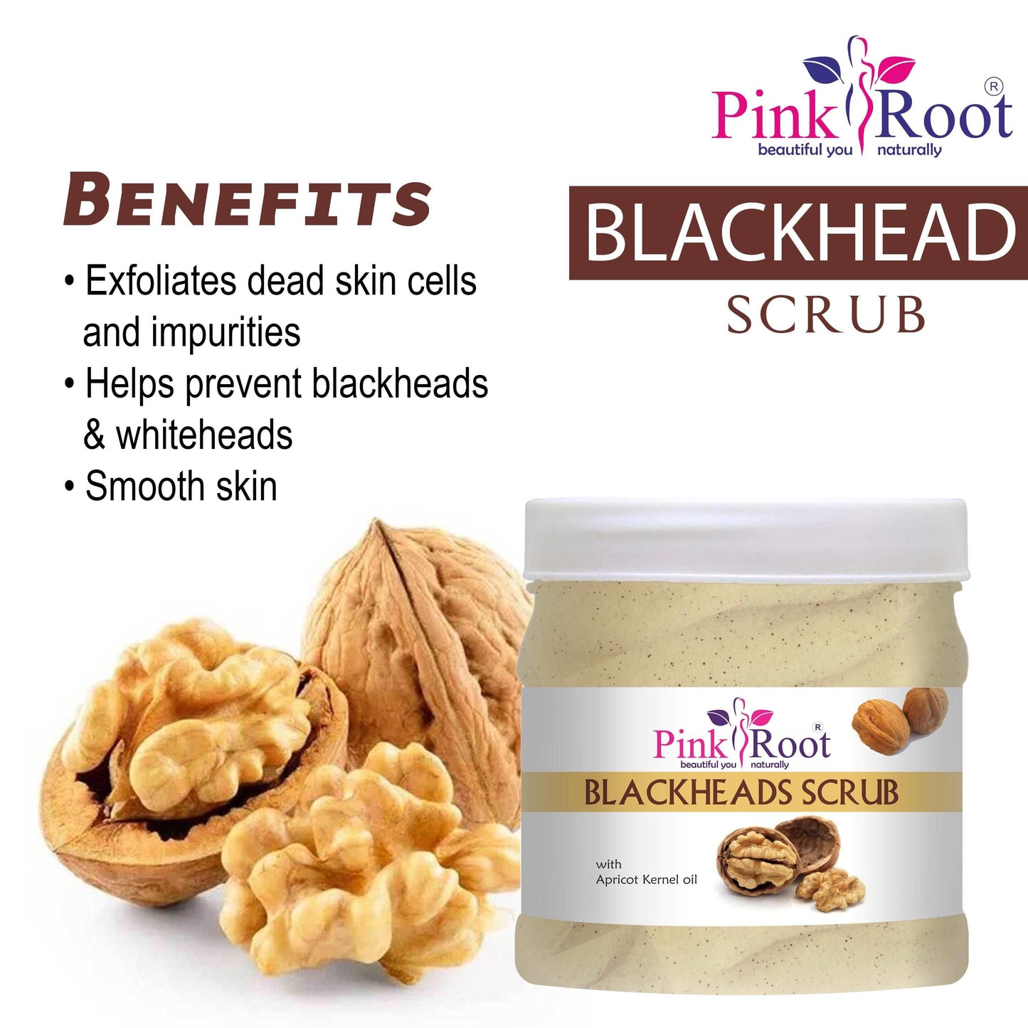 Blackheads Scrub with Apricot Kernel oil 500ml