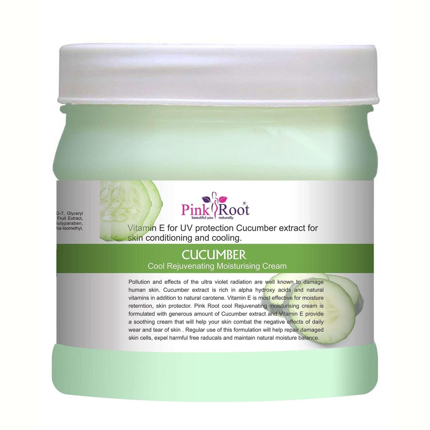 Cucumber Cream for Cool Rejuvenating Moisturizing Skin 500ml