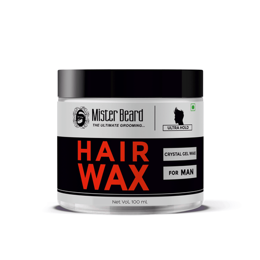 Mister Beard Crystal Gel Hair Wax | Ultra Hold Wax, 100gm - Pink Root