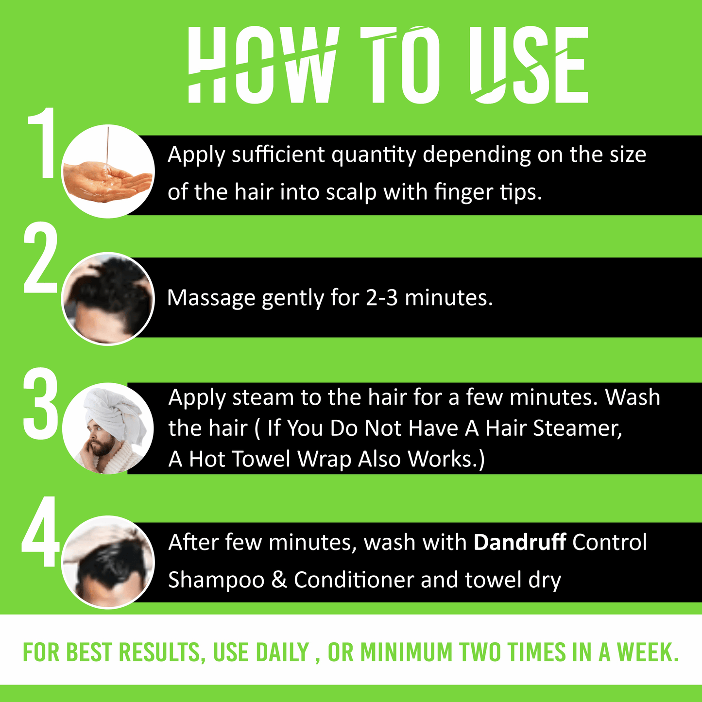 Mister Beard Dandruff Control Hair Oil |Removes Dandruff, Prevents Itching, Scalp Nourishment |Hair Oil for Men 100ml - Pink Root