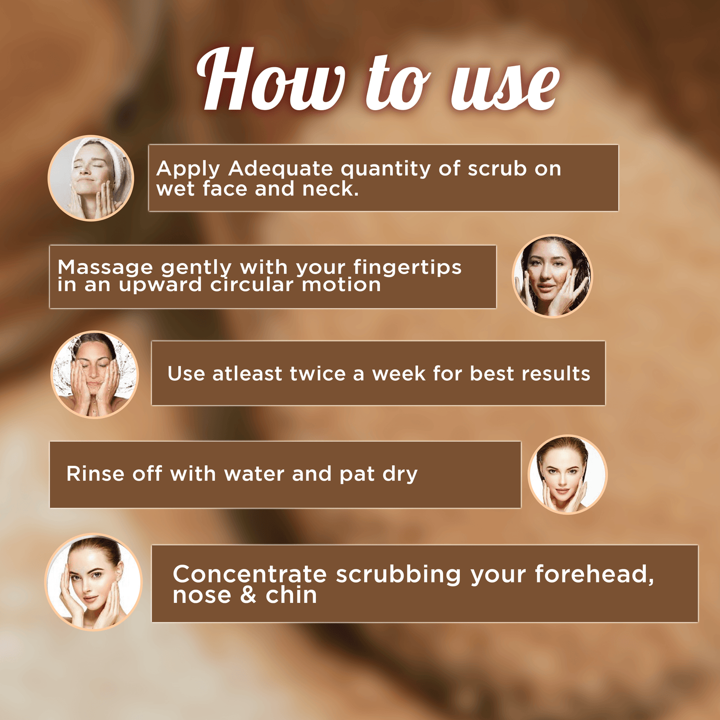 Pink Root Detan Face Scrub 100ml, Enriched with Lemon Extract & Clove Oil, helps in Tan Removal, Blackheads and gives smooth, clean & dirt free skin - Pink Root