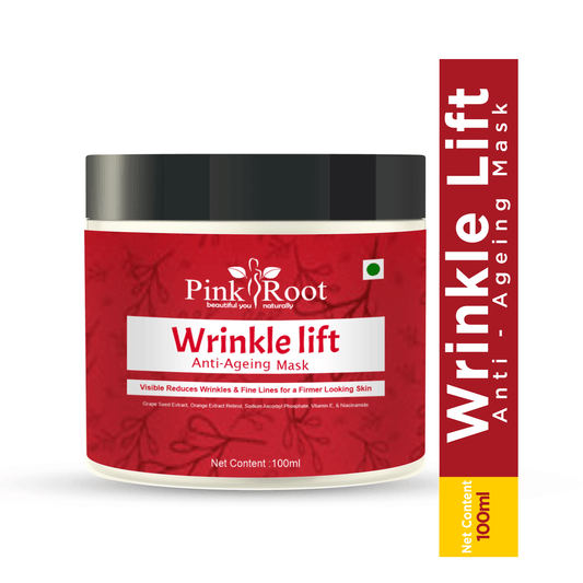 Pink Root Wrinkle Lift Face Mask 100ml, Reduces Fine Lines & Wrinkles, Intensely Boosts Radiance, nourishes & lifts skin - Pink Root