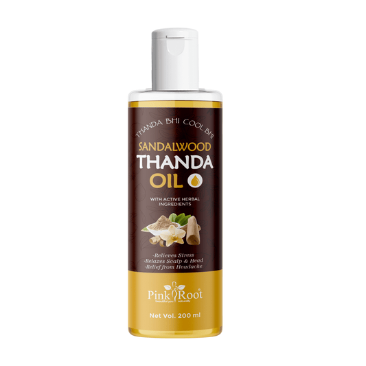 Sandalwood Thanda Oil 200ml - Pink Root