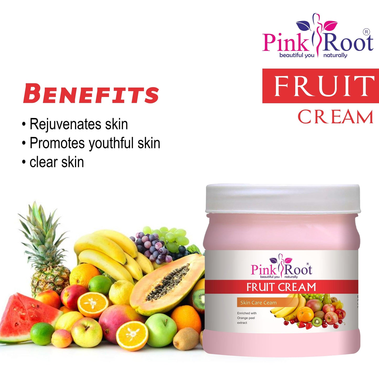 Fruit Cream 500ml - Pink Root