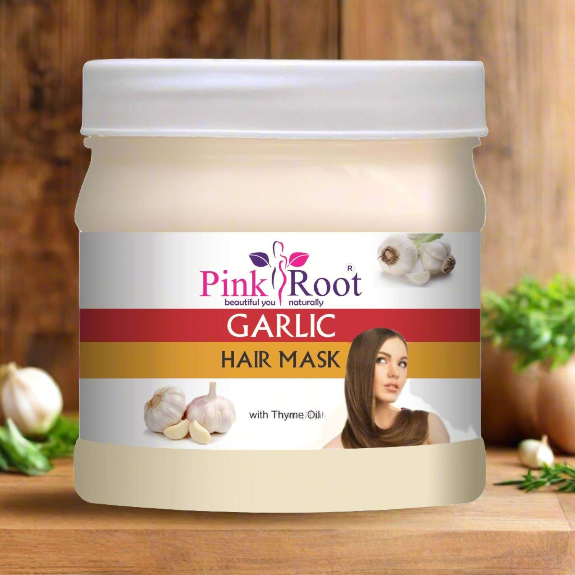 Garlic Hair Mask with Thyme Oil 500gm - Pink Root