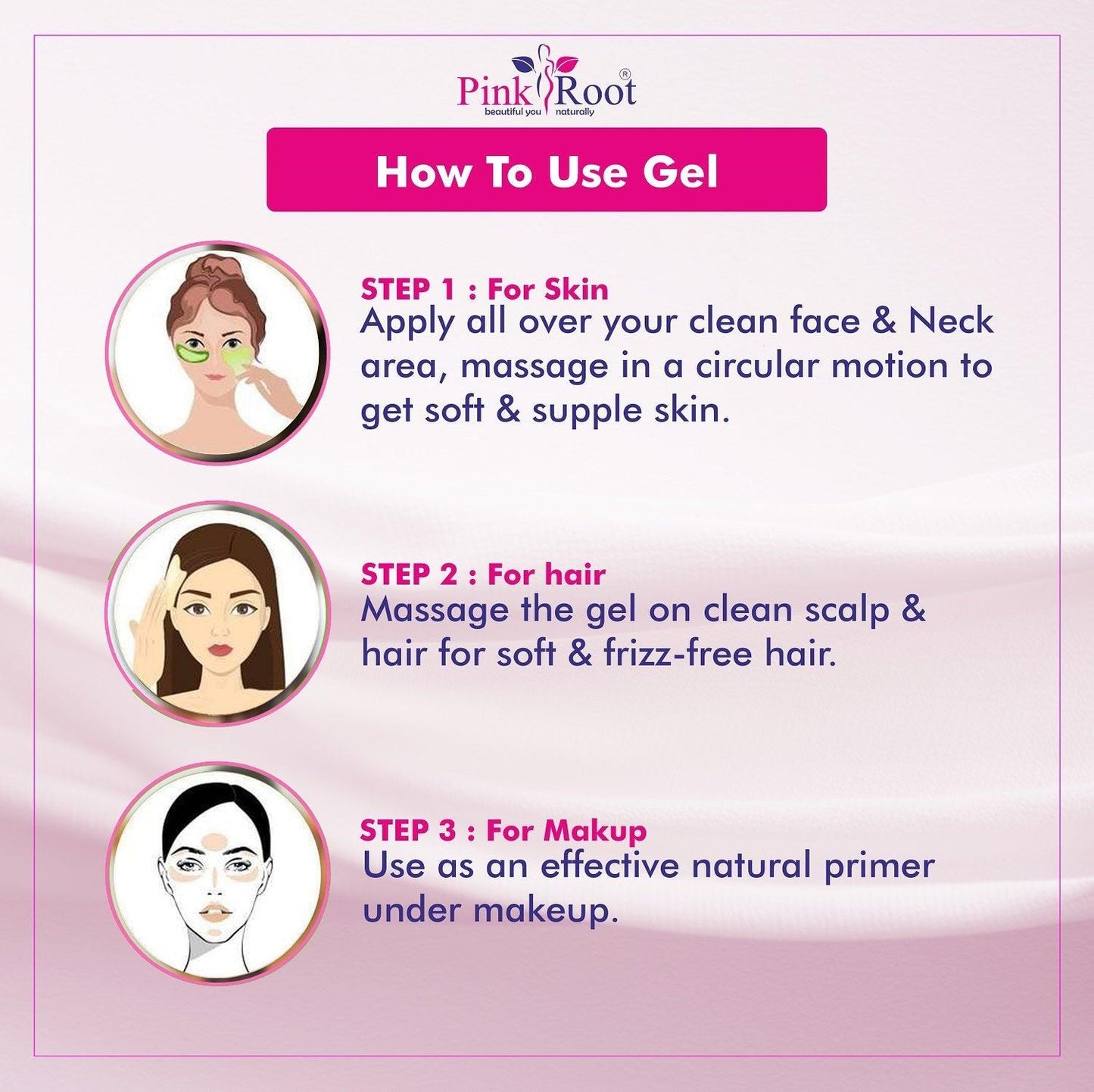 Gold Gel With Jasmine & Gold leaf extract 500ml - Pink Root