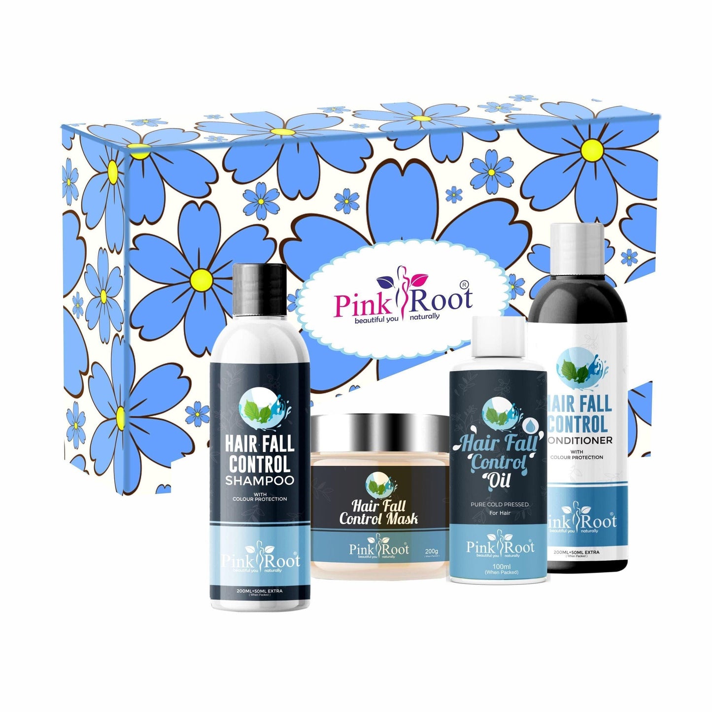 Hair Fall Control Kit, Best in use for Men & Women - Pink Root