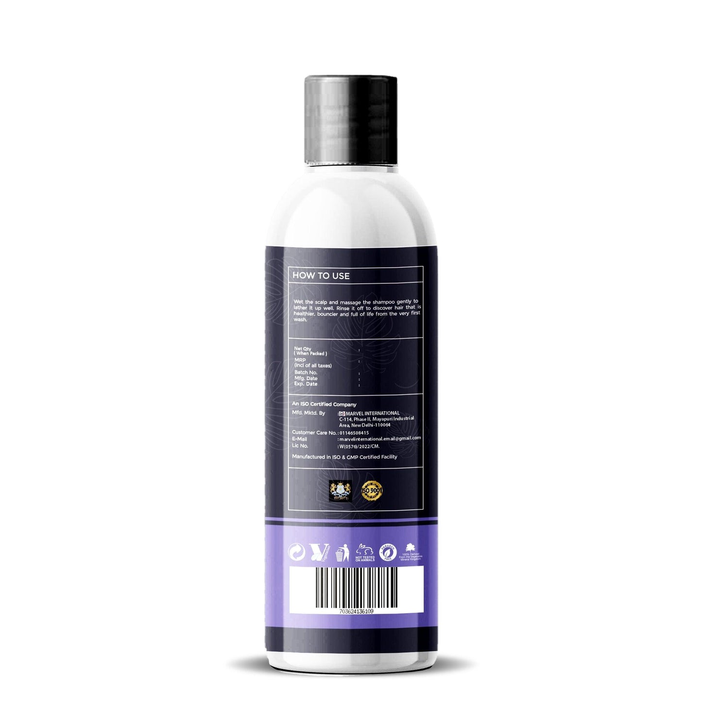 Keratin Smooth Hair Shampoo 250ml - Pink Root