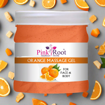 Orange Massage Gel 500ml - Pink Root