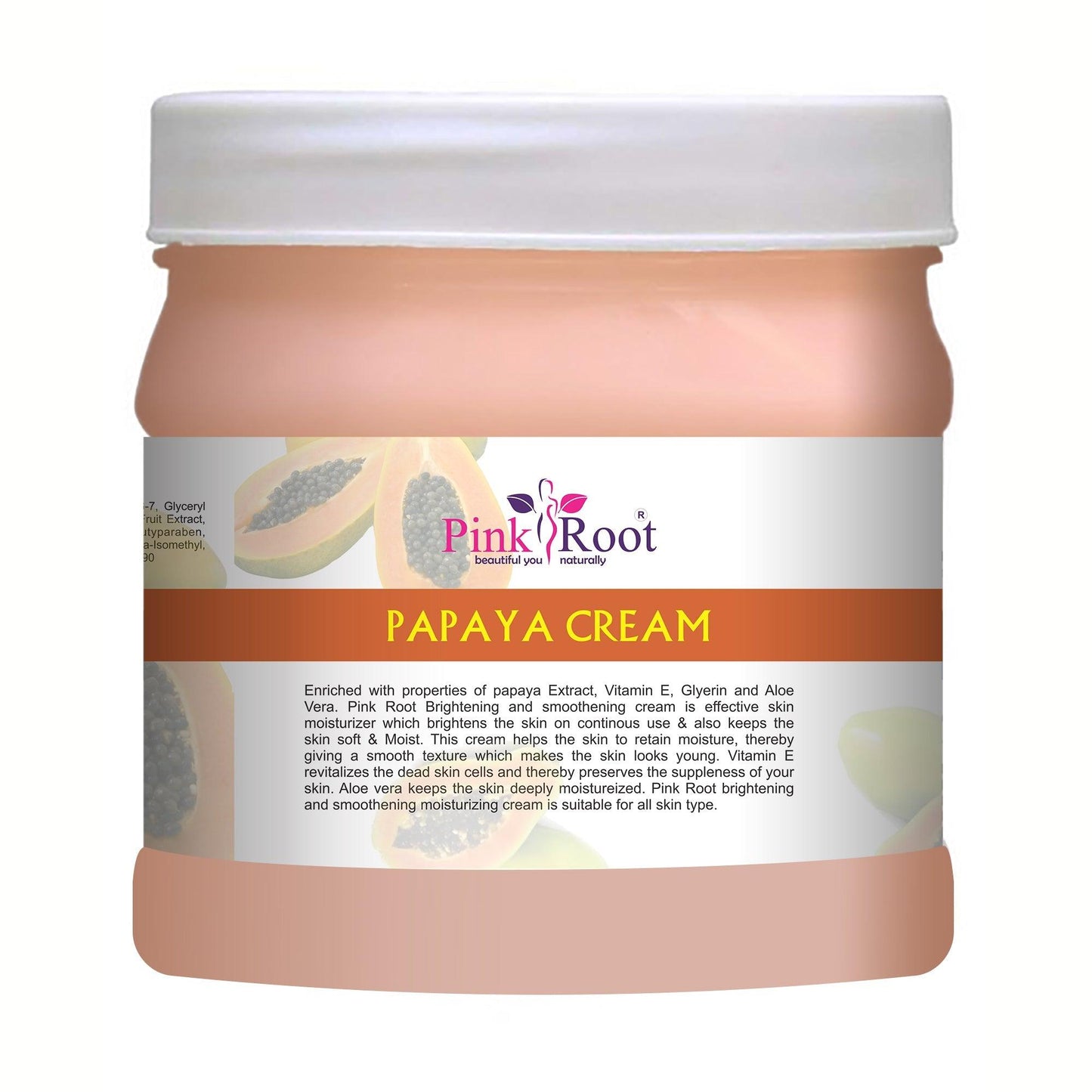 Papaya Brightening & Soothing Moisturising Cream 500ml - Pink Root