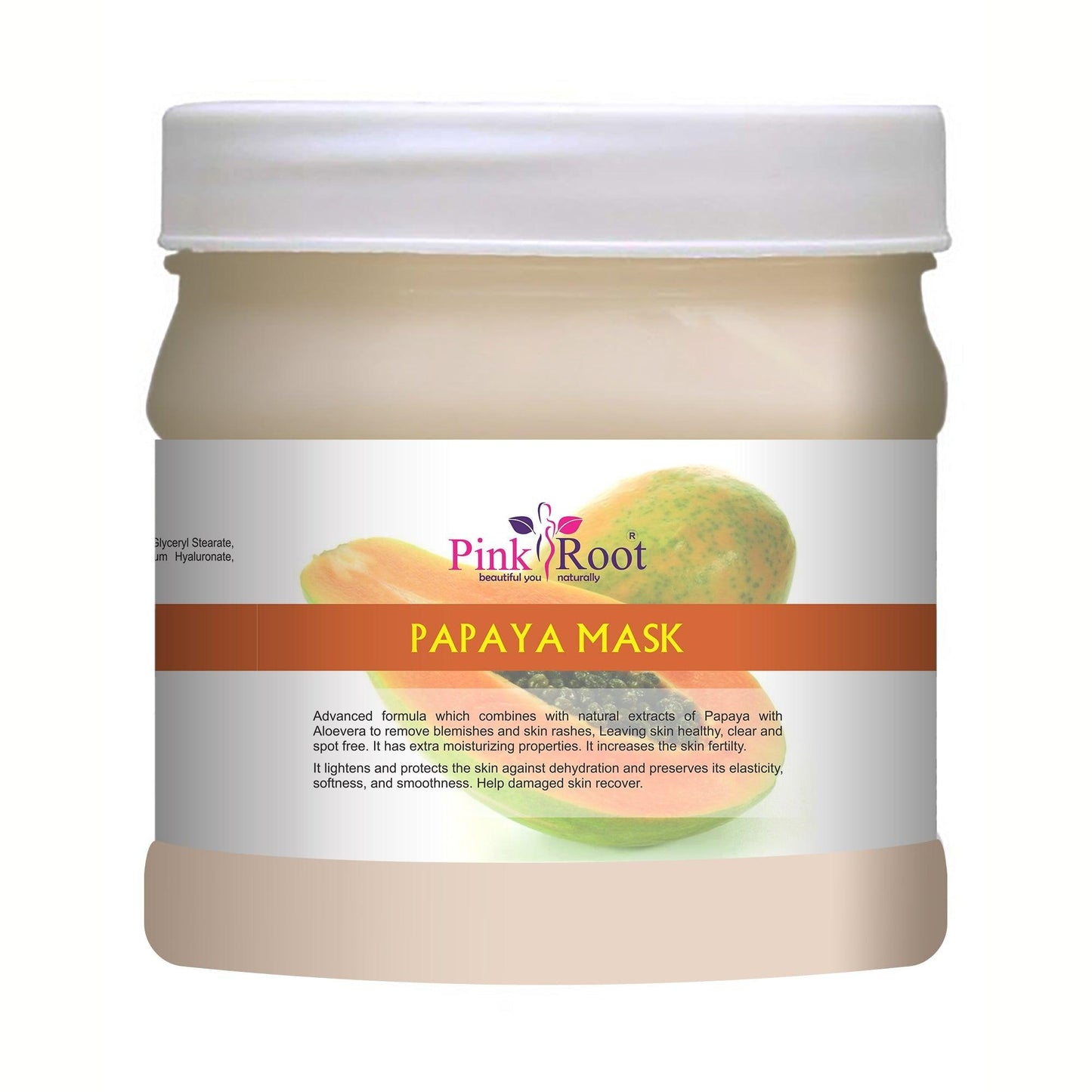 Papaya Mask Enriched with papaya extract 500gm - Pink Root