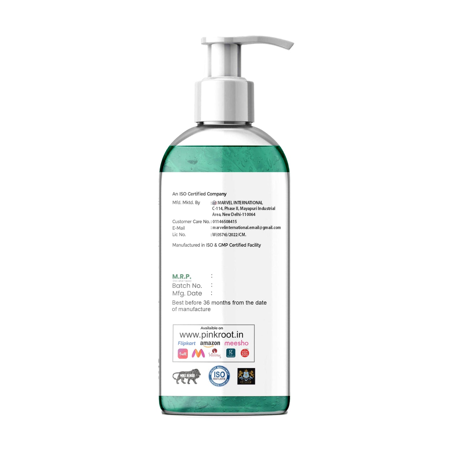 Pink Root Aloevera Hand Wash 200ml - Pink Root