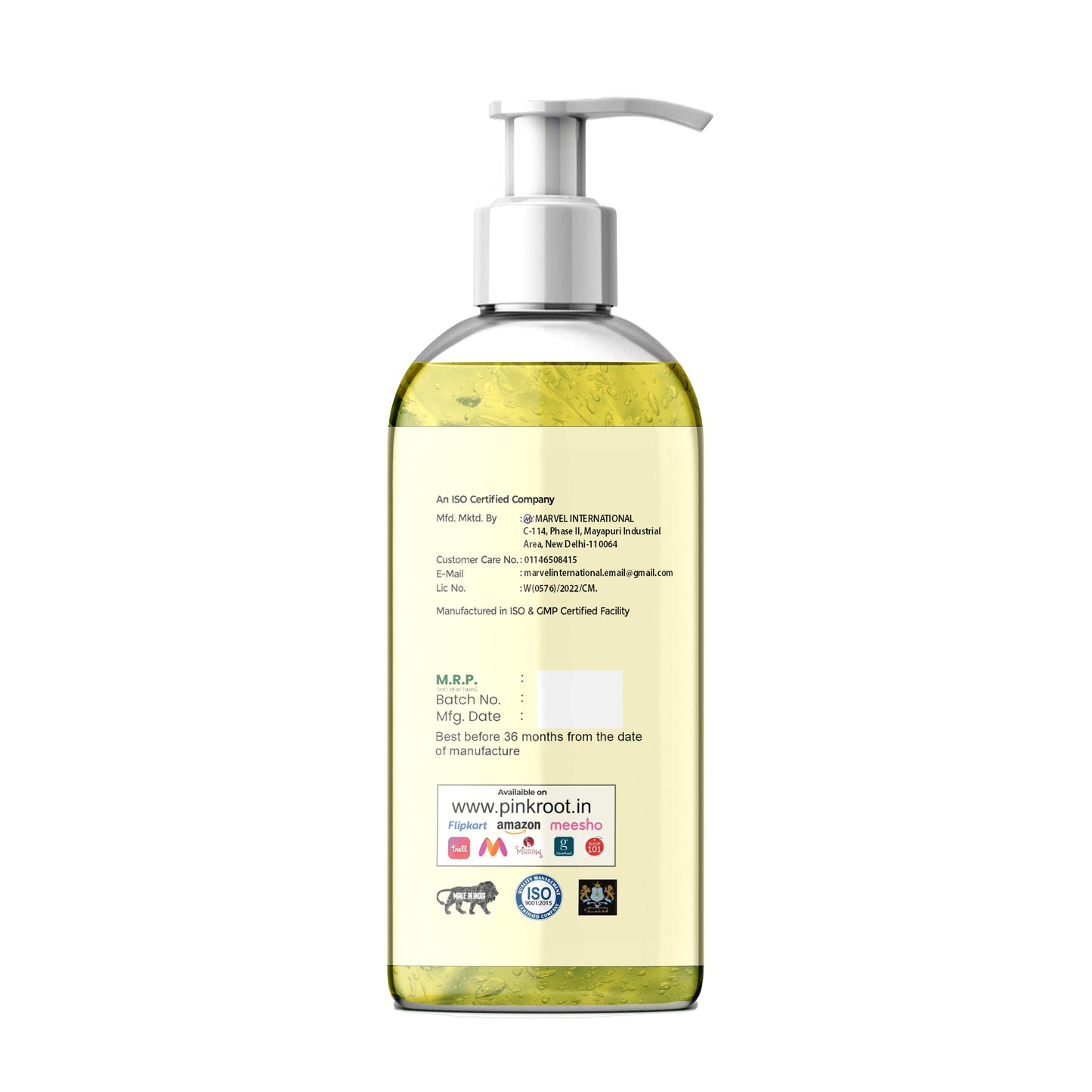 Pink Root Lemon Hand Wash 200ml - Pink Root