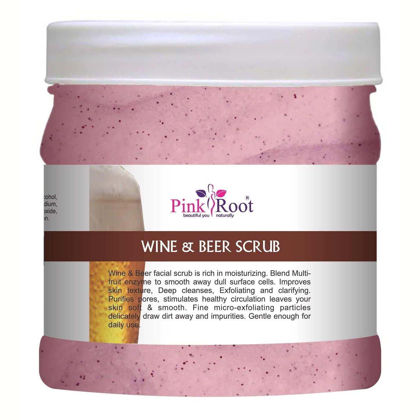 Wine & Beer Scrub 500ml - Pink Root