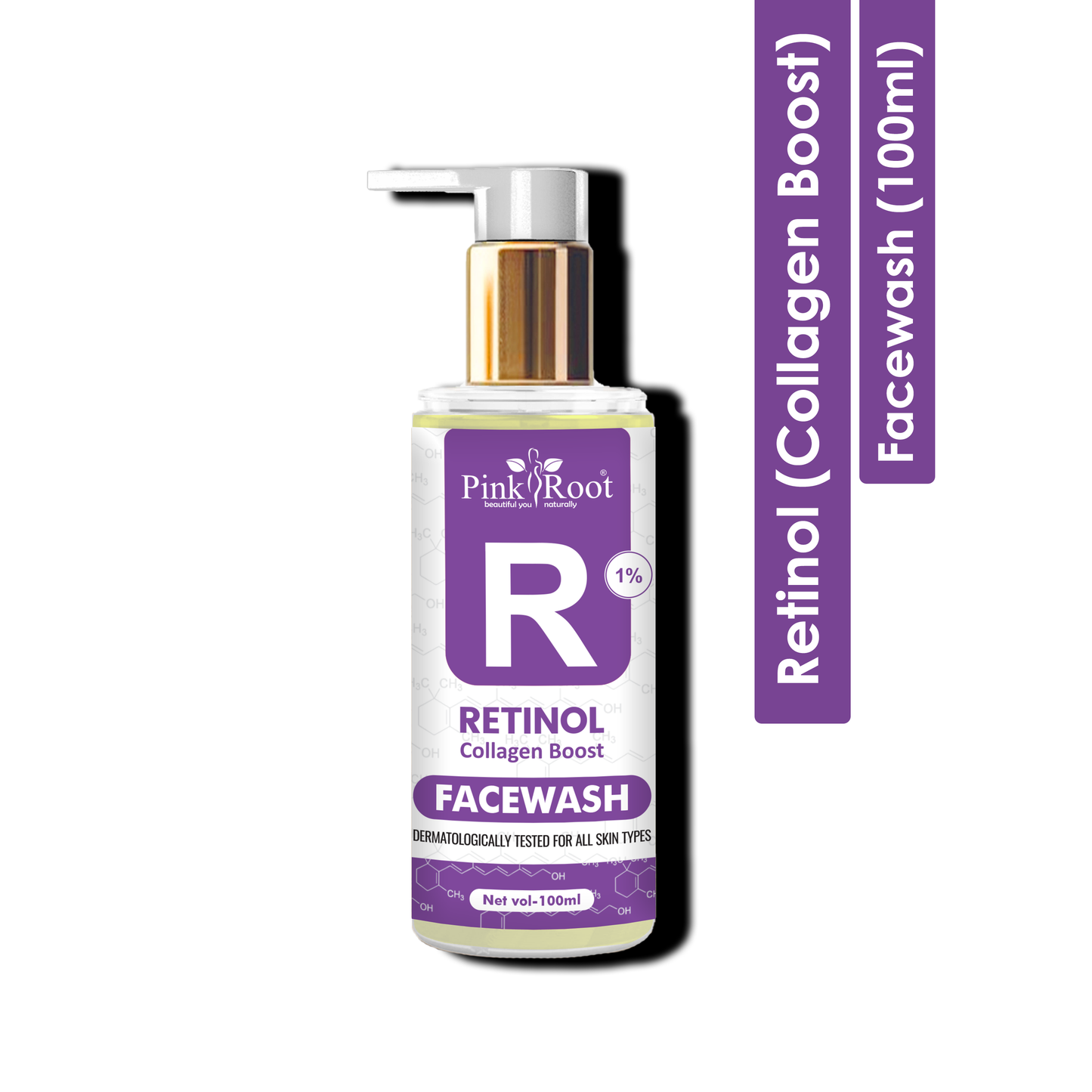 Pink Root Deep Cleansing Retinol Face Wash for Acne & Aging Skin