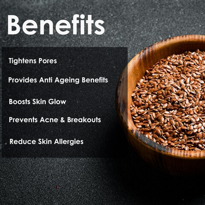 Pink Root Flaxseed Face Gel | Reduce fine lines, Skin Brightening & Whitening, Removes Tan (100 ml)