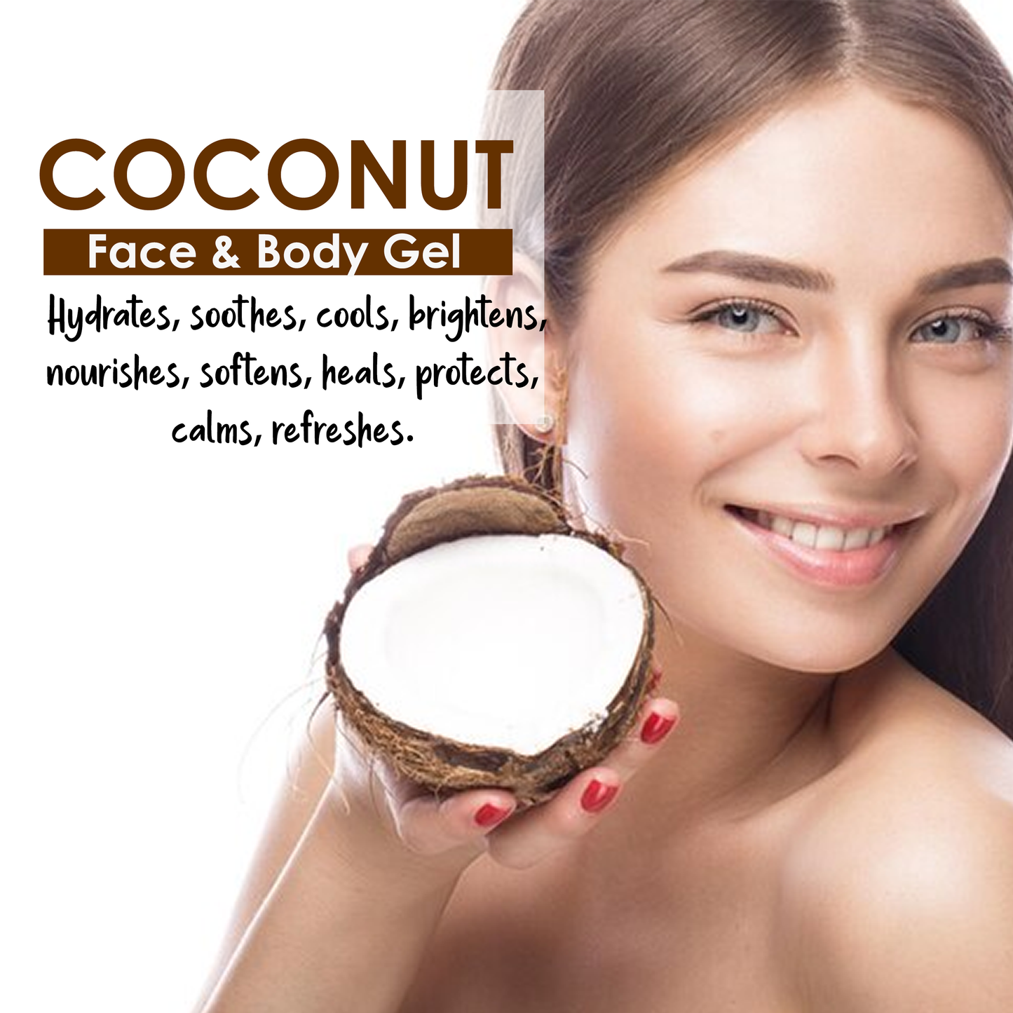 Pink Root Coconut Gel 100ml for Removing Acnes & Pimples, Cleansing of Skin, Moisturising & Nourishment