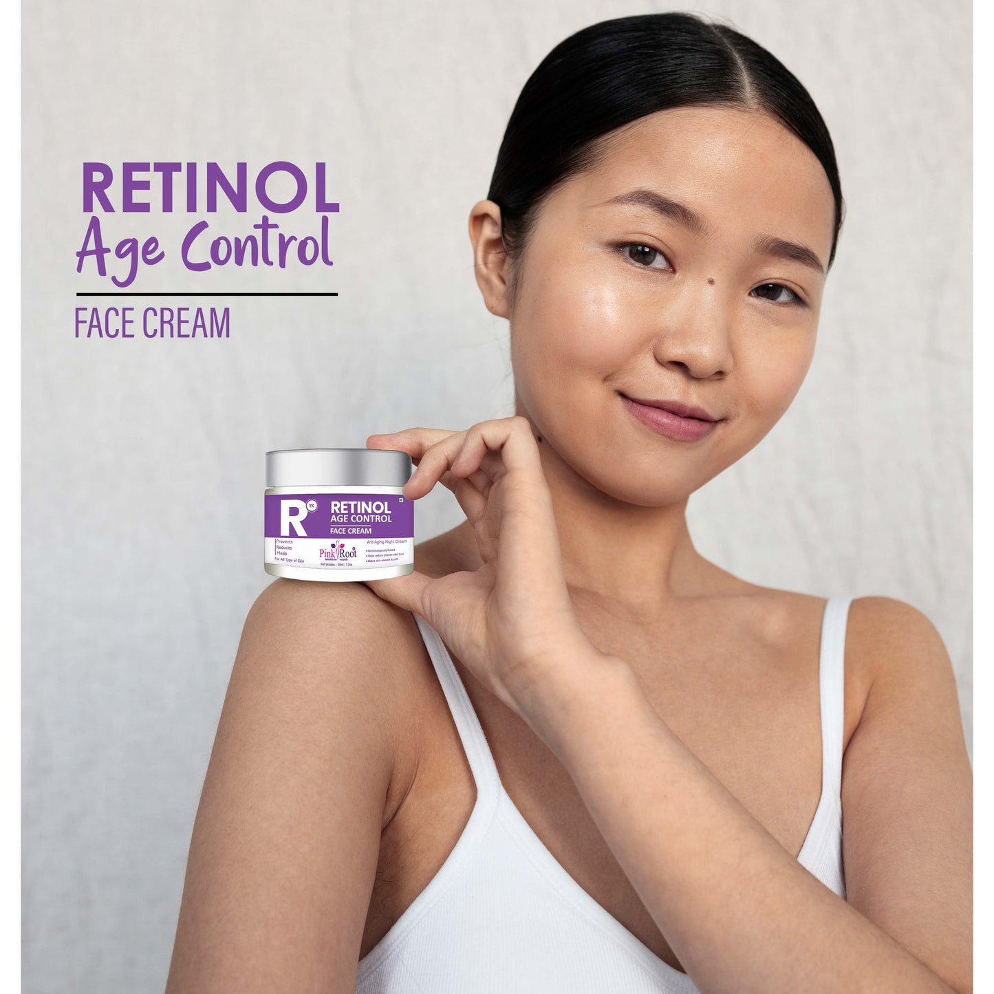 PINK Root Retinol Cream for Anti-Aging & Wrinkles , Free delivery , 7-day returns