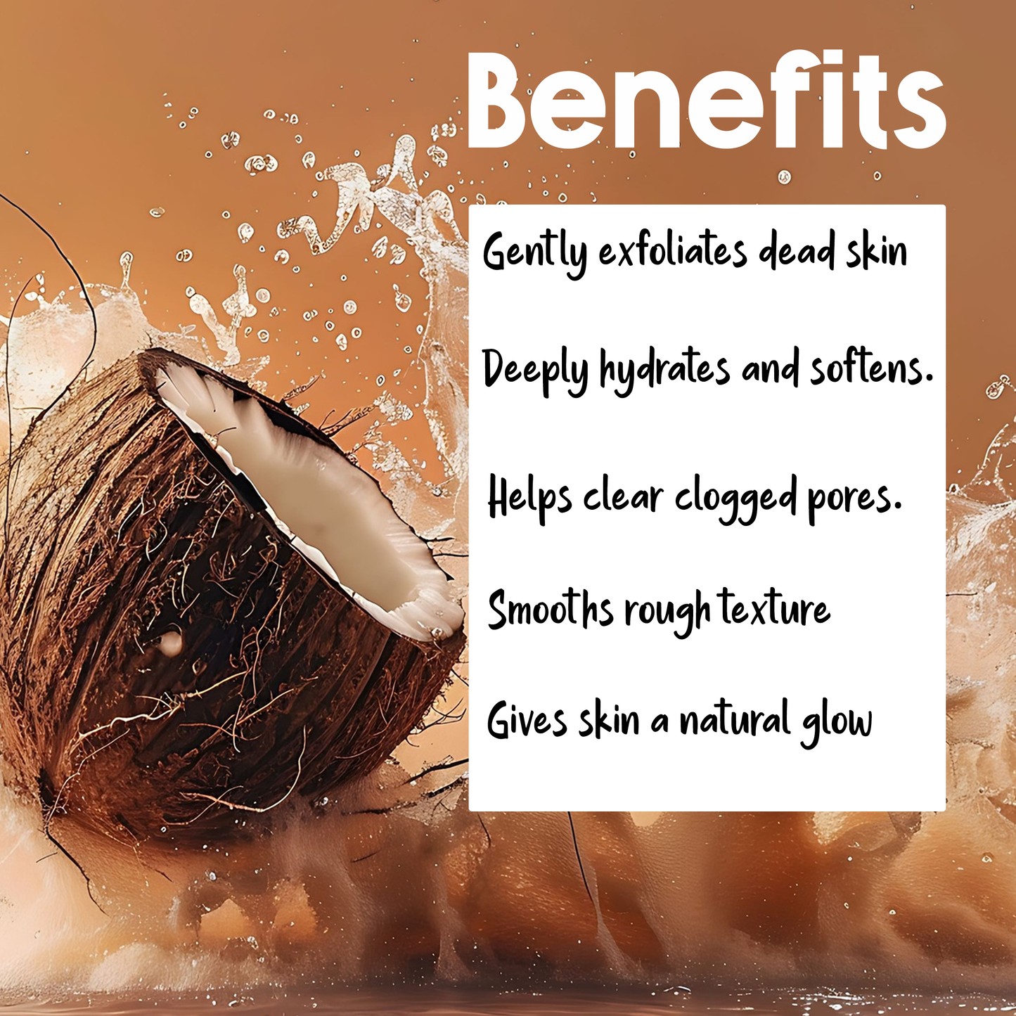 Pink Root Coconut Scrub for Soft, Clean & Healthy Skin, Advanced hydration, Anti-aging, reduce blemishes, 100ml