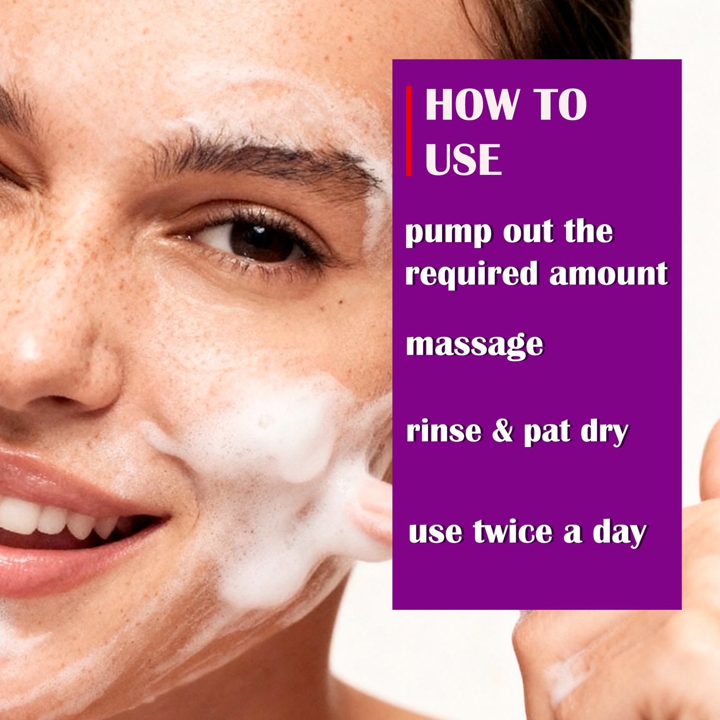 Pink Root Deep Cleansing Retinol Face Wash for Acne & Aging Skin