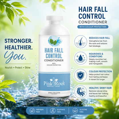 Pink Root Hair Fall Control Conditioner (250 ml) - Controls Hair Fall & Prevents Greying