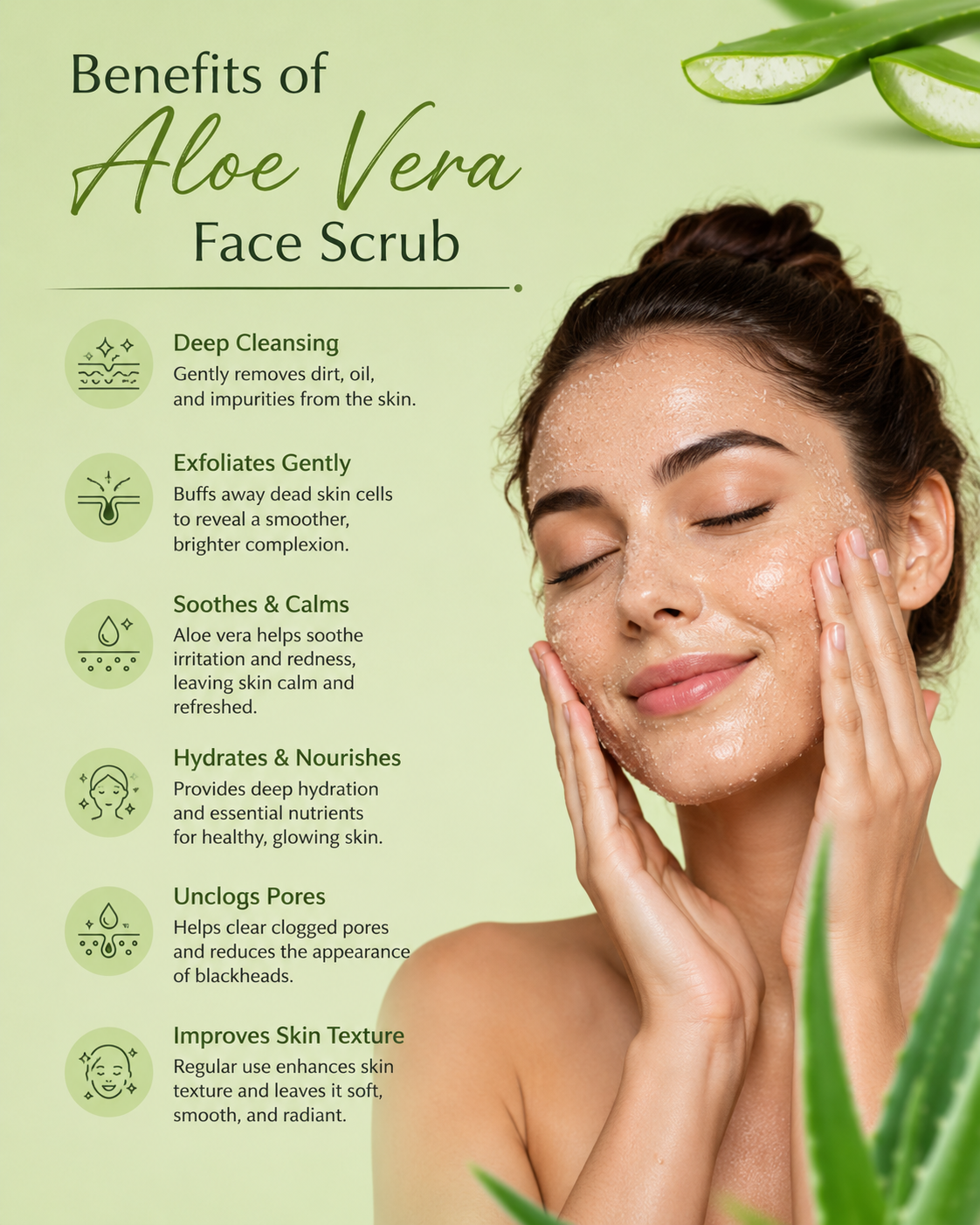 Pink Root Aloe Vera Scrub Enriched with Multi-fruit Enzyme Scrub (500 ml) for Acne, Scars, Glowing & Radiant Skin Treatment | Herbal and Ayurvedic