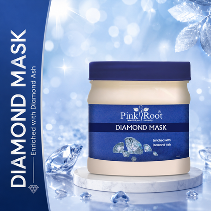 Pink Root Diamond Face And Body Mask |Skin Whitening, Tightening & Dark Spot Removal Face Mask  (500 ml)