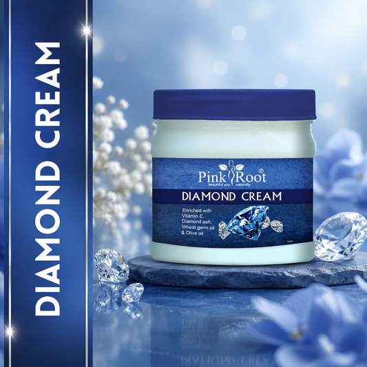Pink Root Diamond Cream 500ml, For Crystal Clean Skin, Moisturising Skin & Glowing Radiant Skin