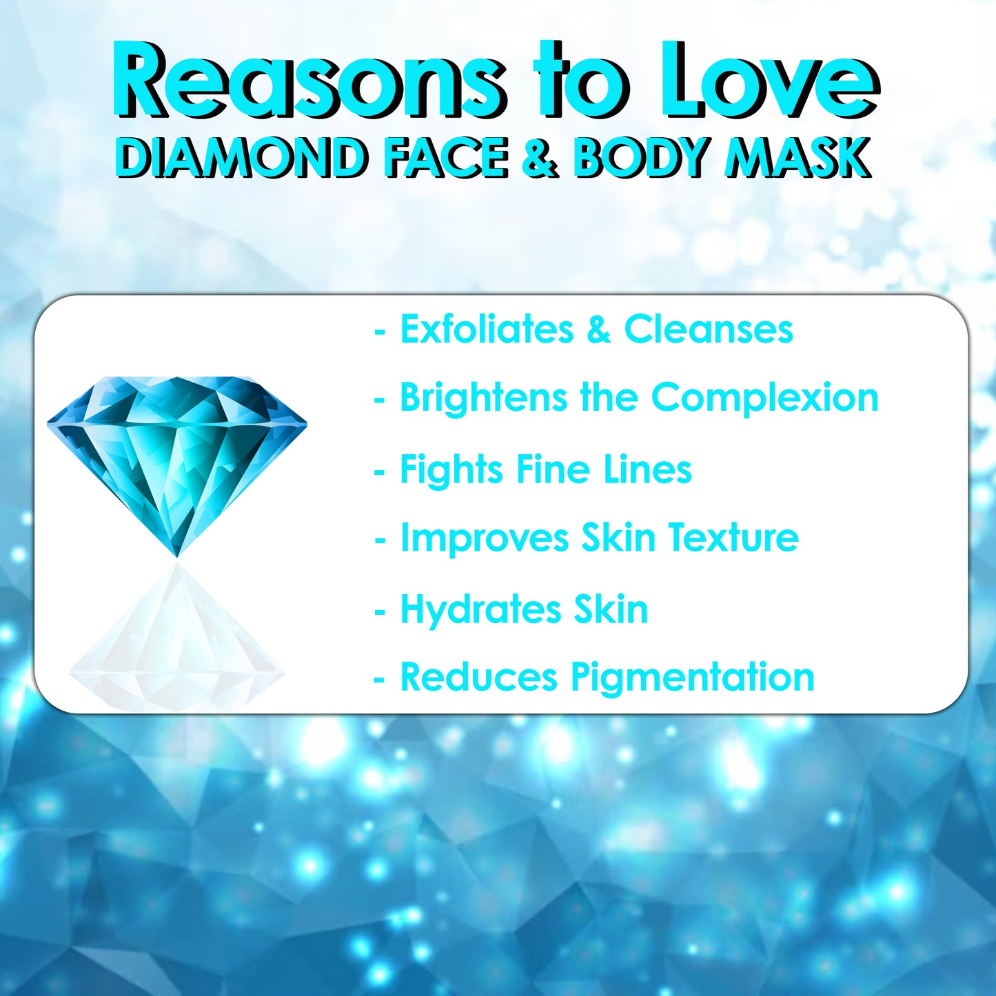 Pink Root Diamond Face And Body Mask |Skin Whitening, Tightening & Dark Spot Removal Face Mask  (500 ml)