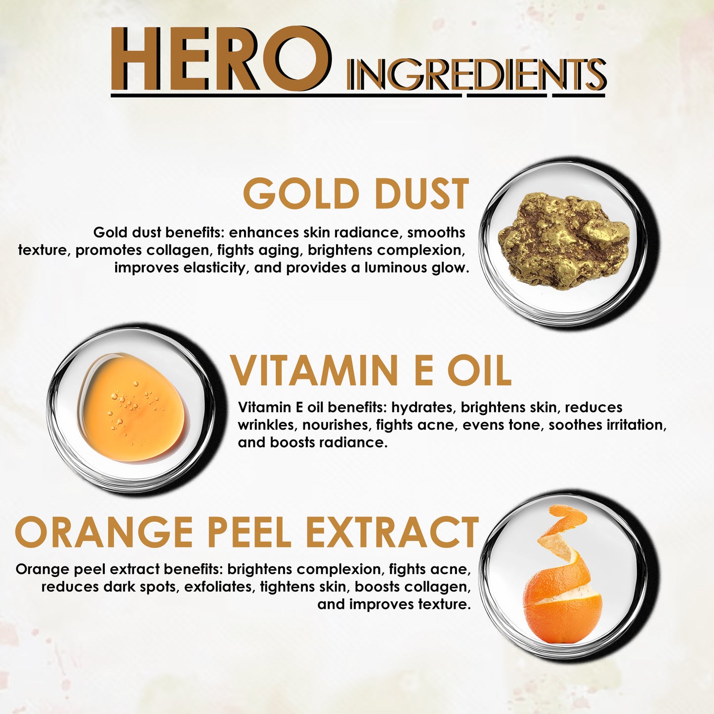 Pink Root Gold Mask Enriched with Orange Peel & Gold Dust (500 ml), Removes Blackhead, Anti Ageing, Anti Pimple, Gold Radiance Skin