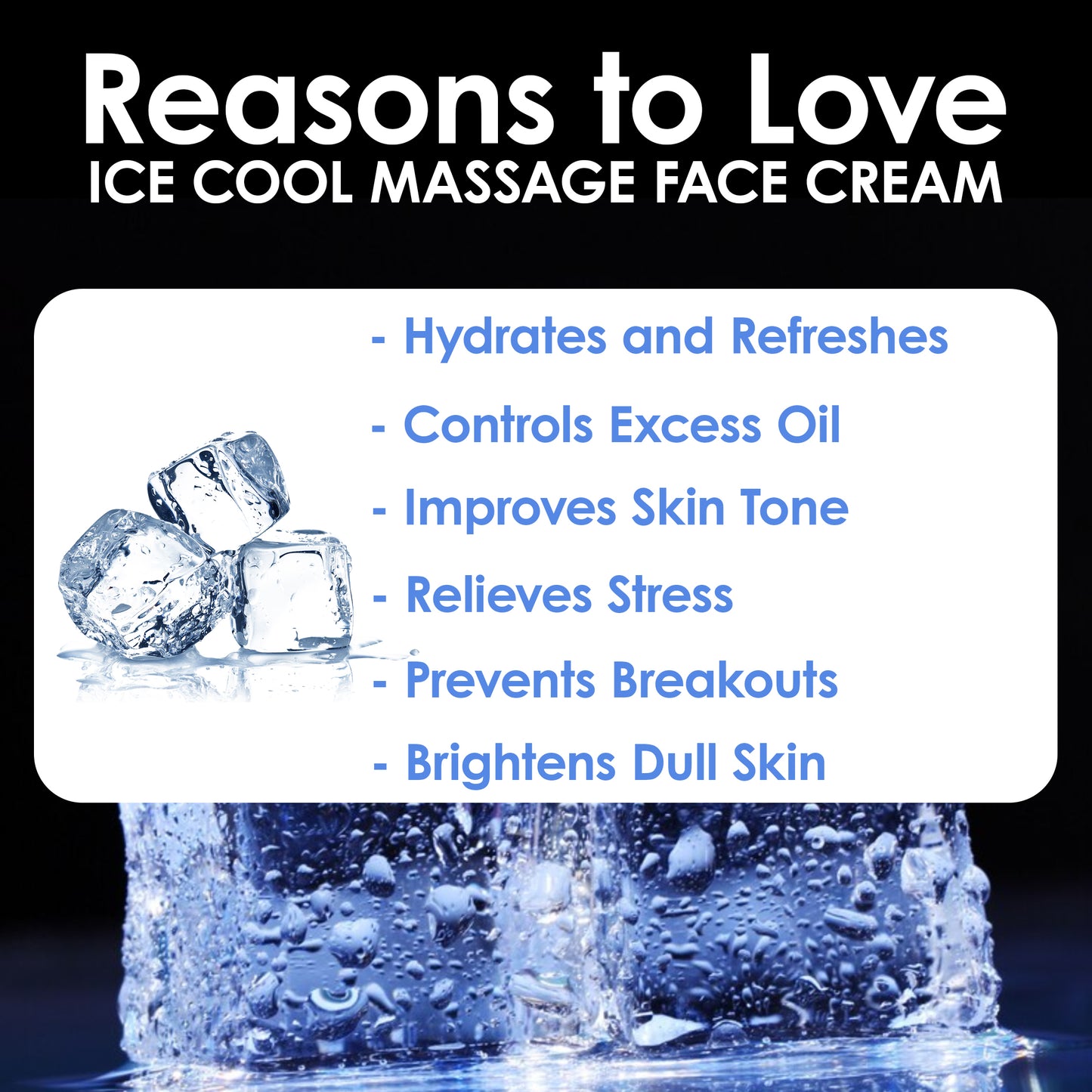 Pink Root  Ice Cool Massage Cream for Anti-acne & Pimples, Anti-ageing, Softening & Smoothening 500ml