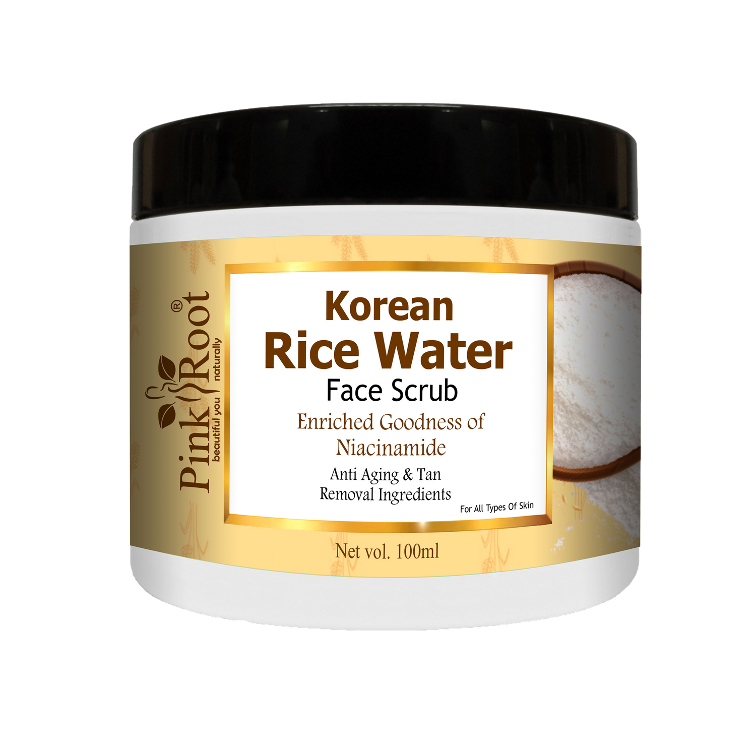KOREAN RICE WATER FACE & BODY SCRUB PINKROOT