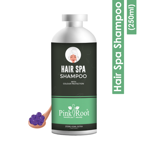 Pink Root Hair Spa Shampoo for Deep Nourishing Shampoo for Dry Hair, Long & Health Hairs (250 ml )