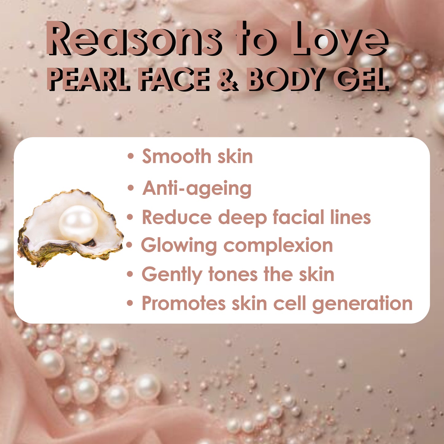 Pink Root Pearl Gel 500ml for Skin Whitening, Lightening & Brightening