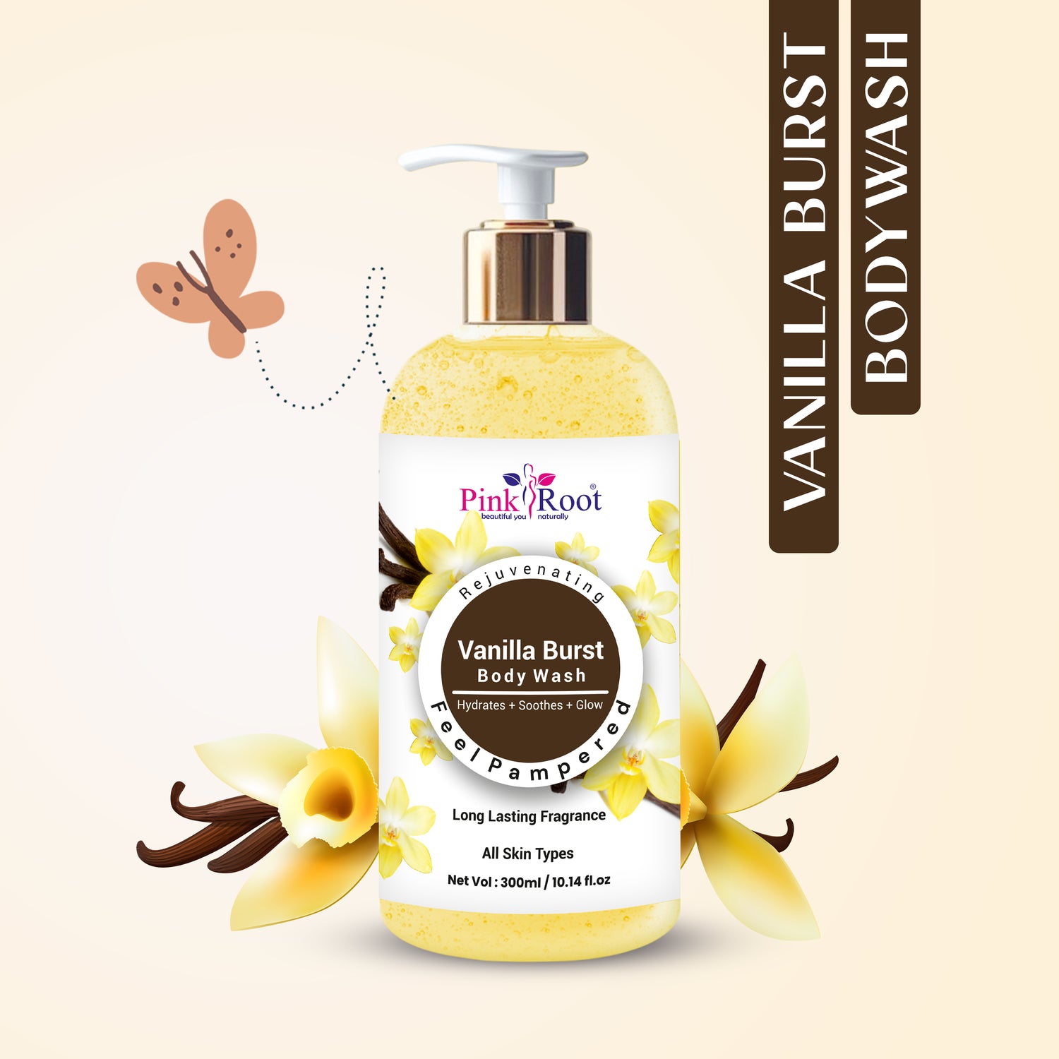 Pink Root Vanilla Body Wash