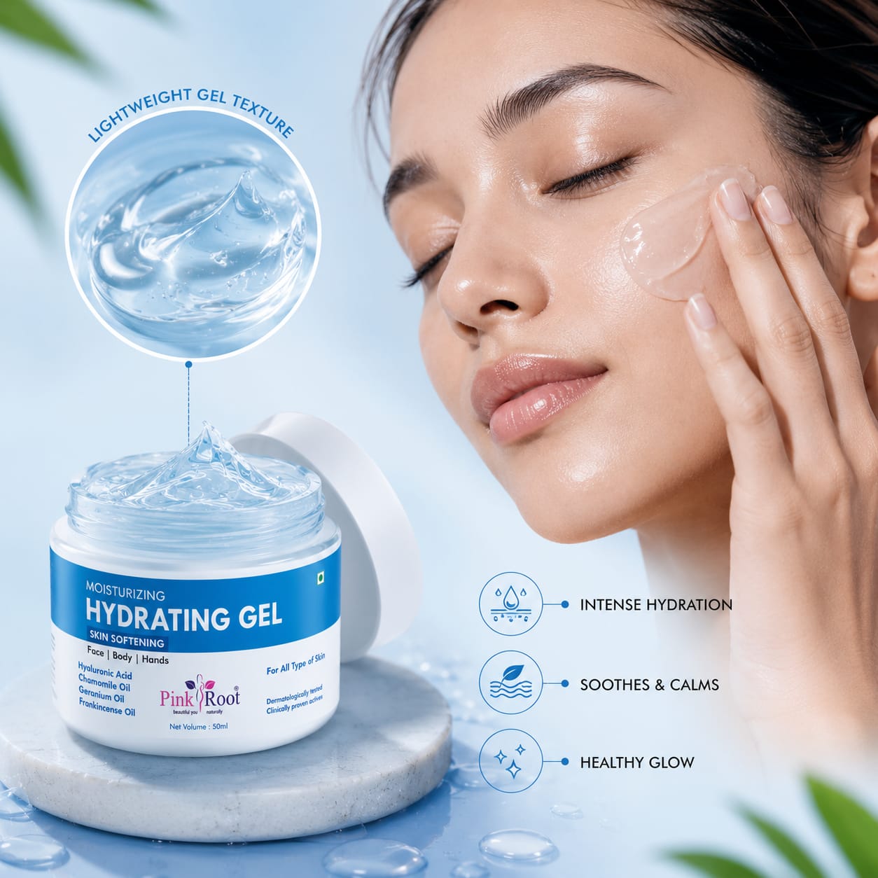 Sale Price Live ! Pink Root Hydrating Gel Moisturizer 50ml