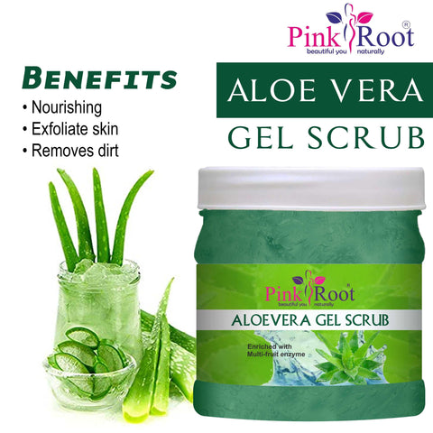 Aloevera Gel Scrub enriched with multi fruit enzyme 500ml