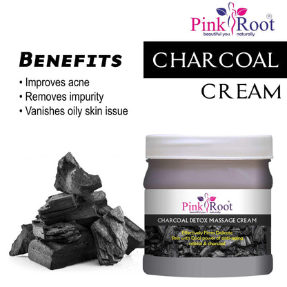 Charcoal Detox Massage Cream 500ml