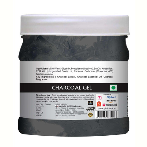 Charcoal Skin Purifying Gel 500ml