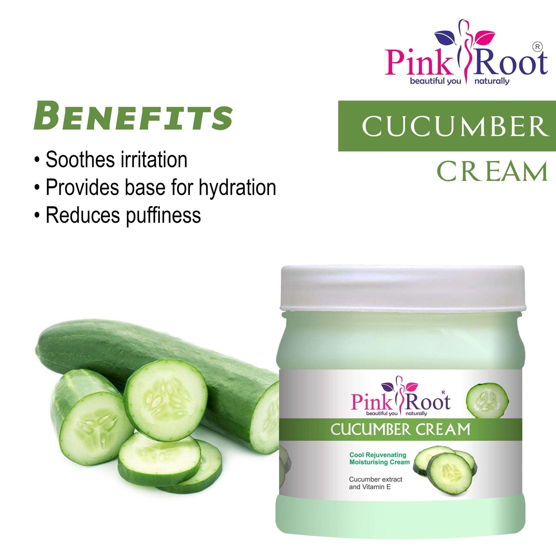 Cucumber Cream for Cool Rejuvenating Moisturizing Skin 500ml