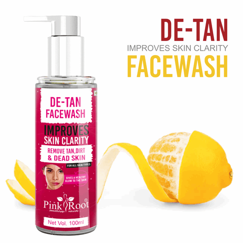 De-Tan Face Wash Improves Skin Clarity 100ml