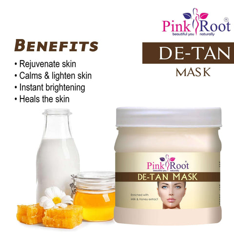 De-Tan Mask Enriched with Peppermint, Clove Oil, 500gm
