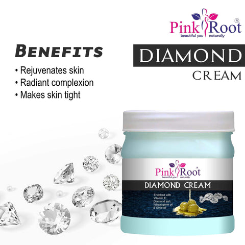 Diamond Cream enriched with Aloe vera Extract & Vitamin E, 500ml